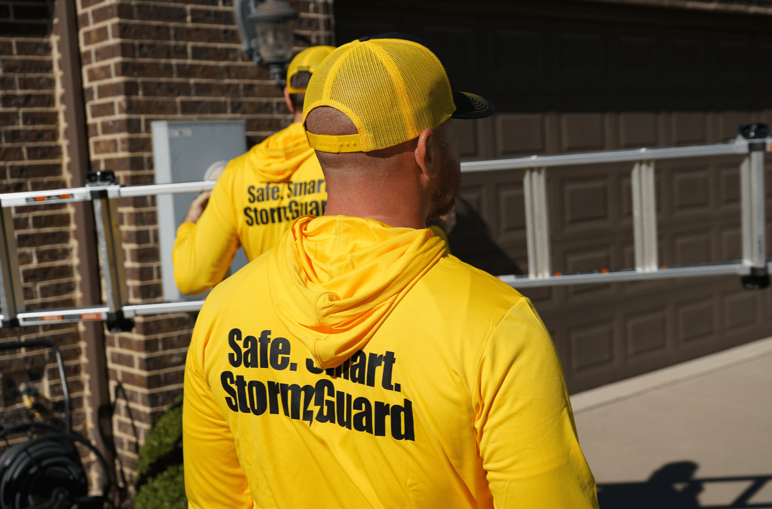 Storm Guard staff working onsite
